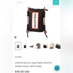 Hunter Travel Ripstop Phone Pouch